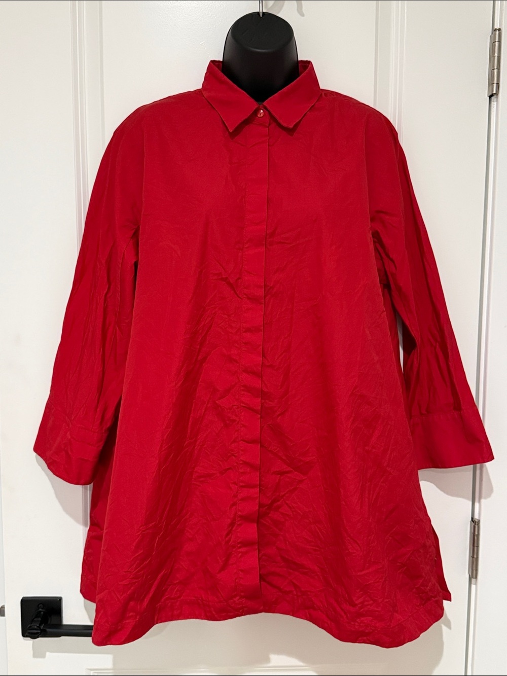 Max Mara Long Sleeved Swing Button Down Tunic